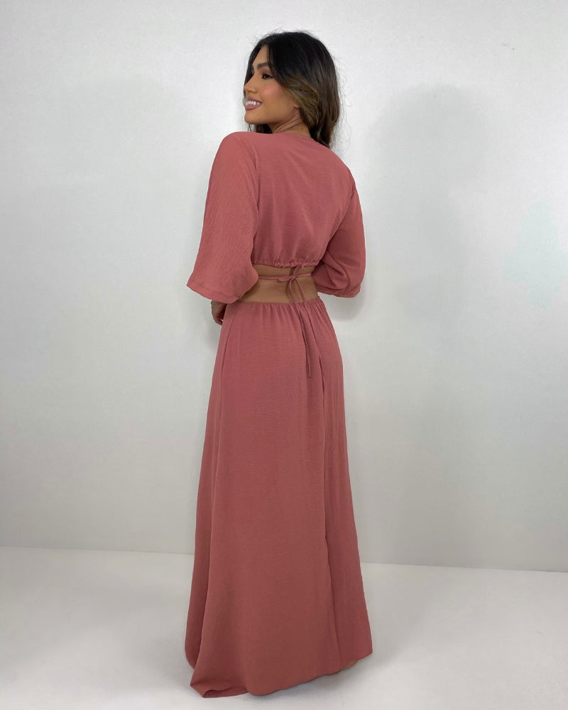 Vestido Cibele - Rosê