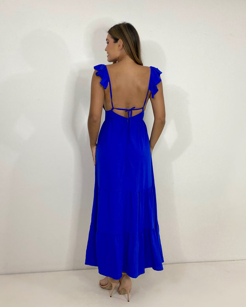 Vestido Maitê - Azul Royal
