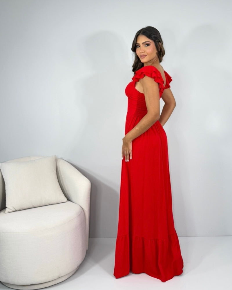 Vestido Isla - Vermelho