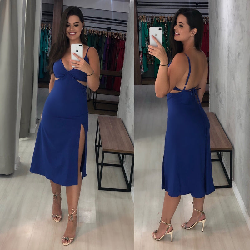 Vestido Lara - Azul Royal