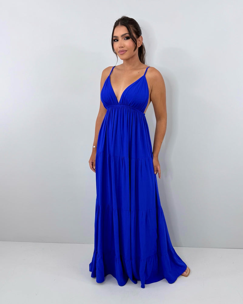 Vestido Sophia - Azul Royal