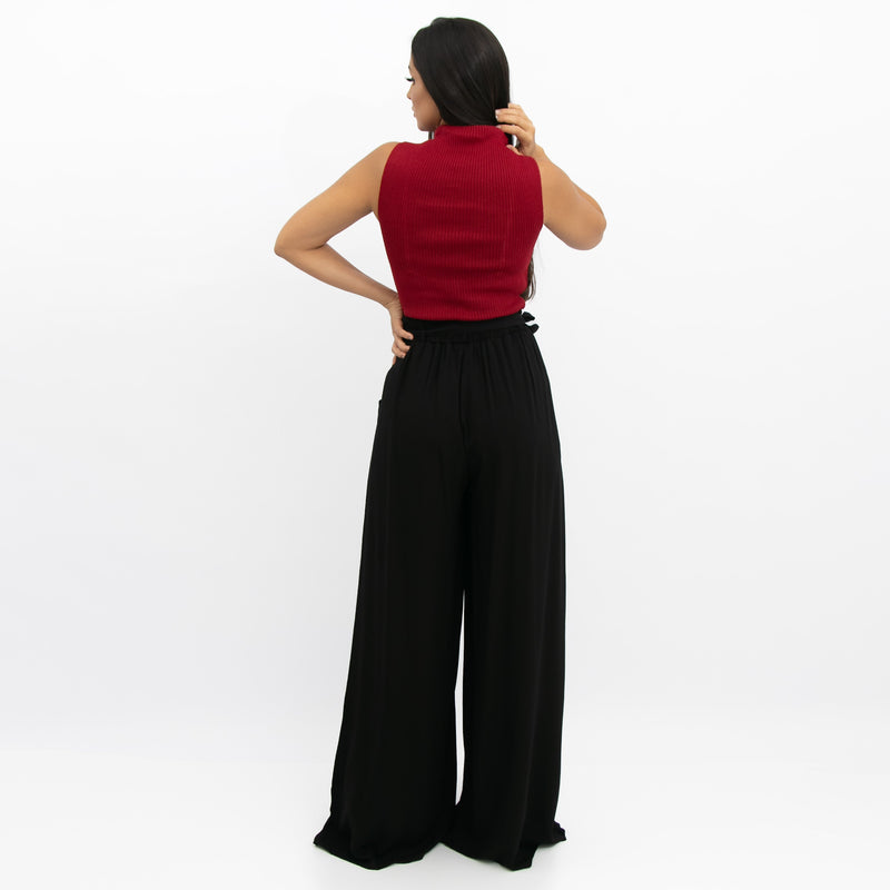Blusa em Linha Mari - Vinho