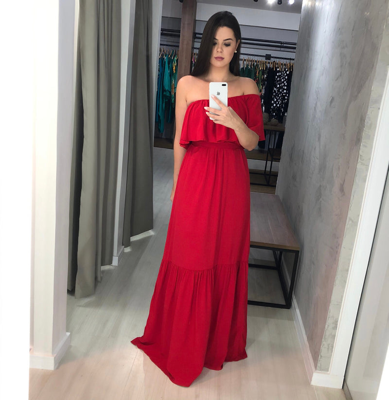 Vestido Luíza - Vermelho