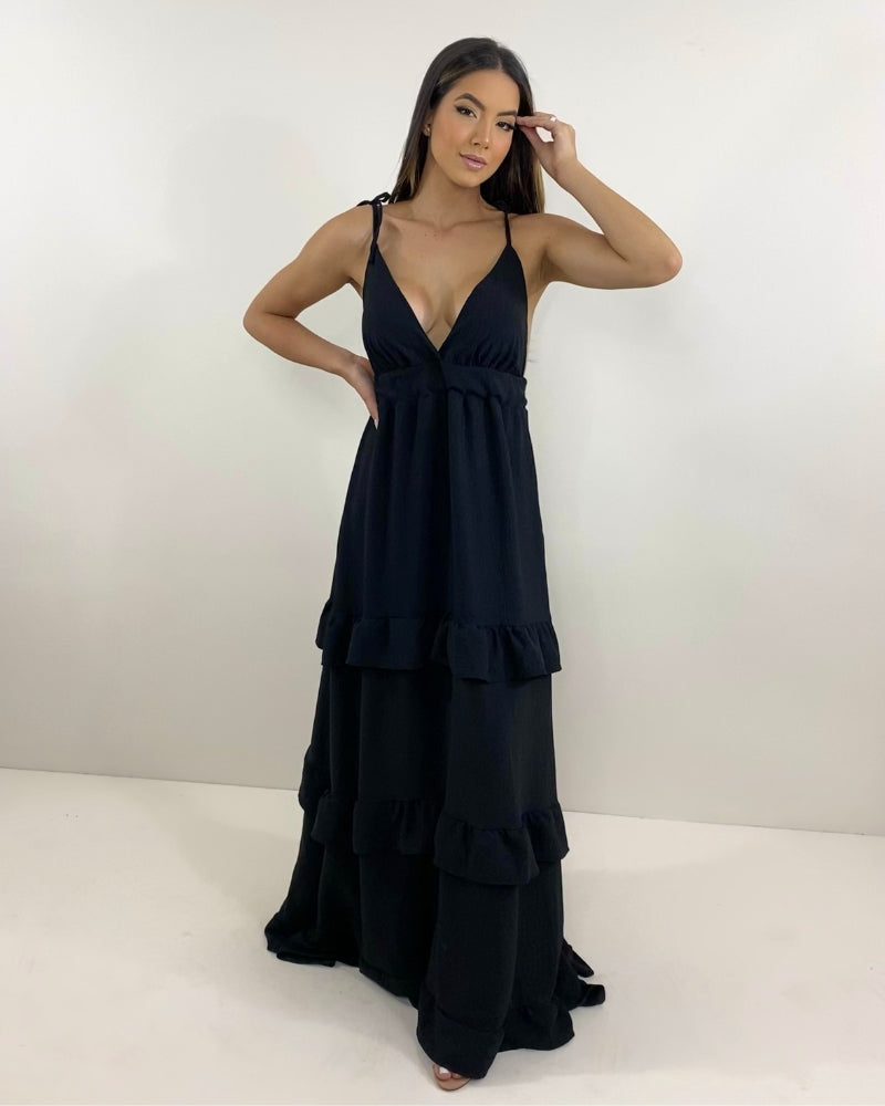 Vestido Elsa - Preto