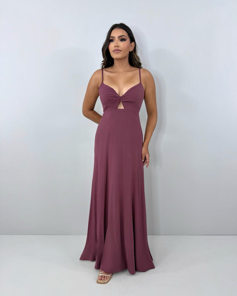 Vestido Eliana - Marrom