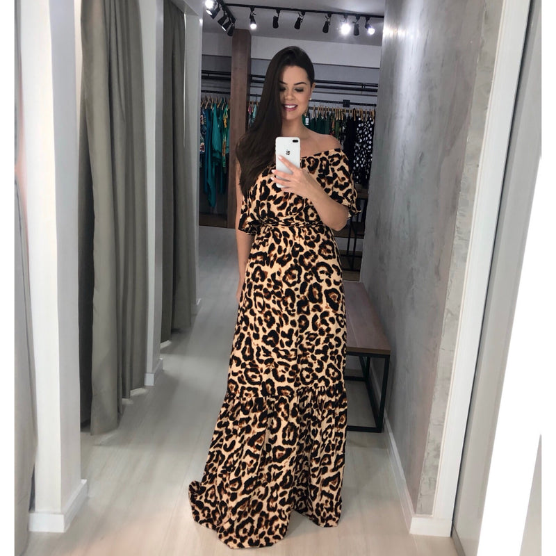 Vestido Luíza - Animal Print