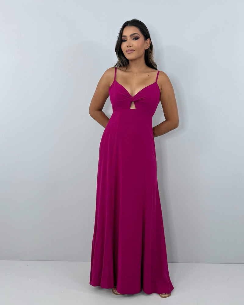 Vestido Eliana - Cereja