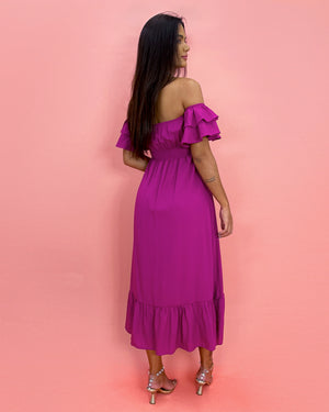Vestido Gisele - Fúcsia