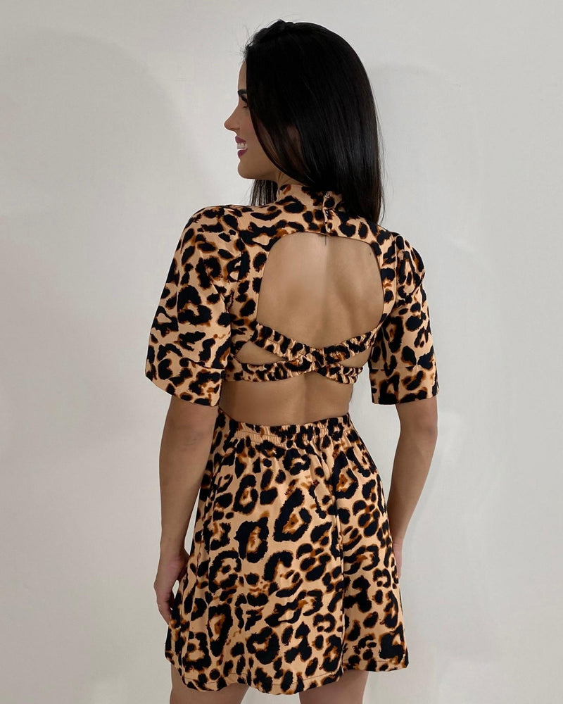 Vestido Tânia - Animal Print