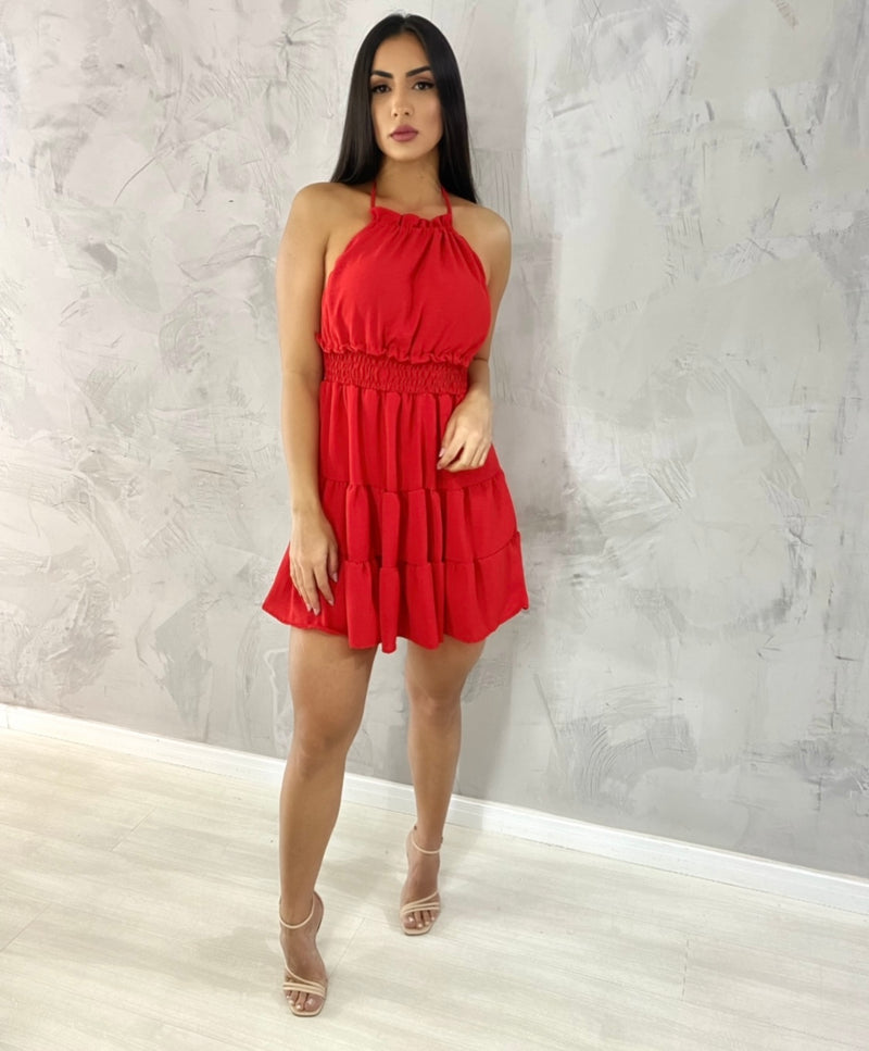 Vestido Mônica - Vermelho