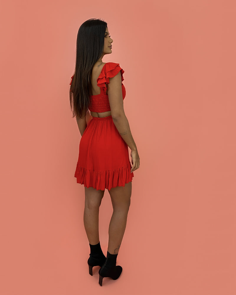 Vestido Andréia - Vermelho