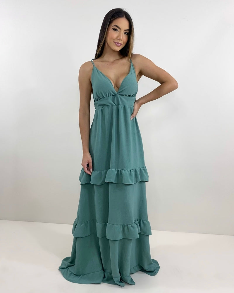 Vestido Elsa - Verde Menta