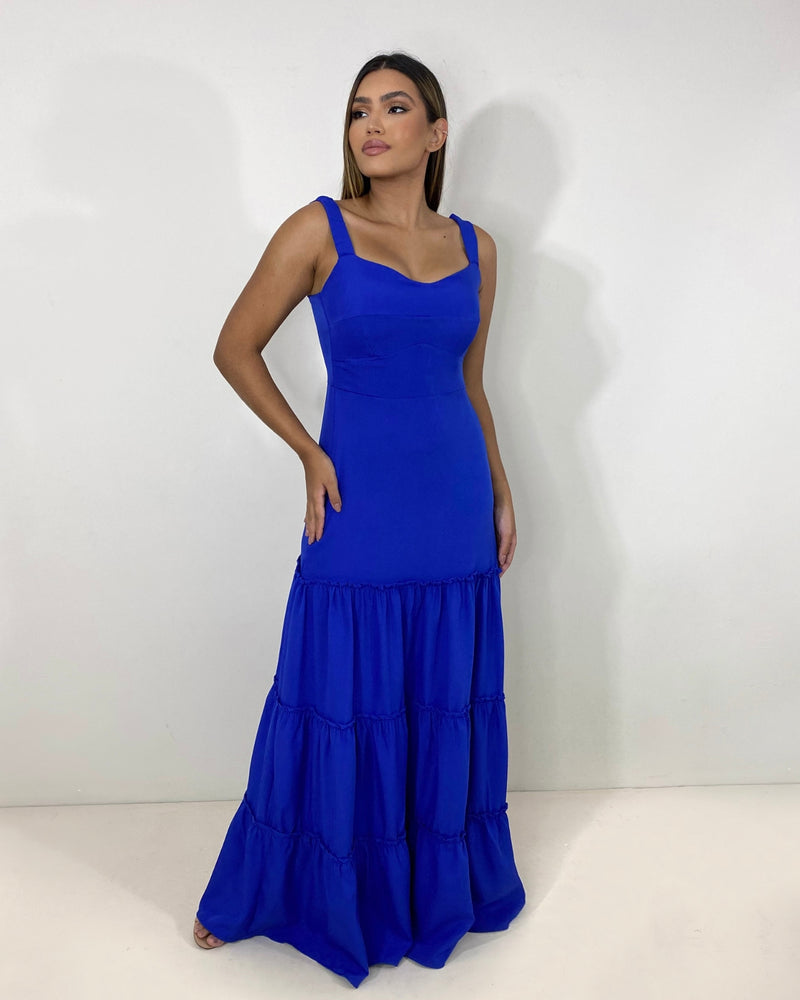 Vestido Vivi - Azul Royal