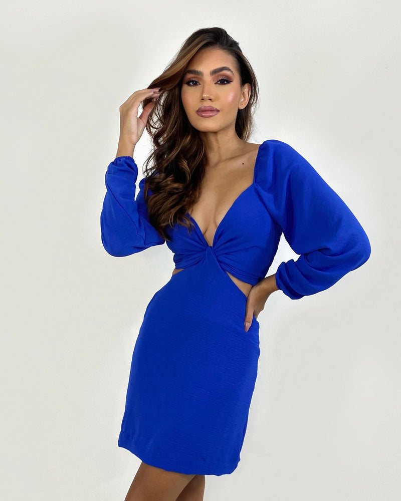 Vestido Multiformas - Azul Royal