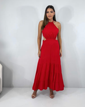 Vestido Estefane - Vermelho