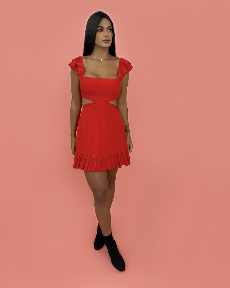 Vestido Andréia - Vermelho