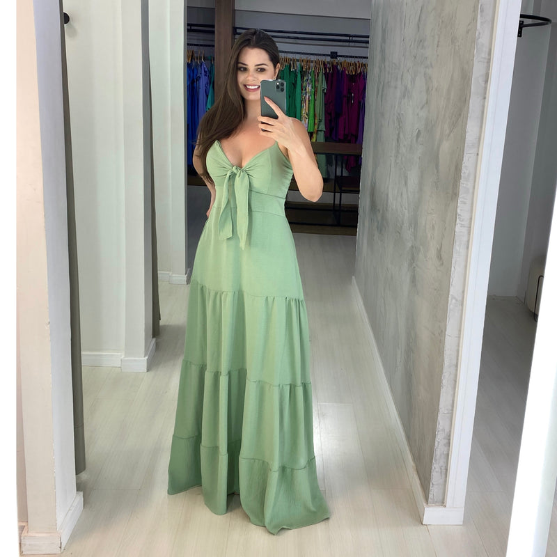 Vestido Camila - Folhagem