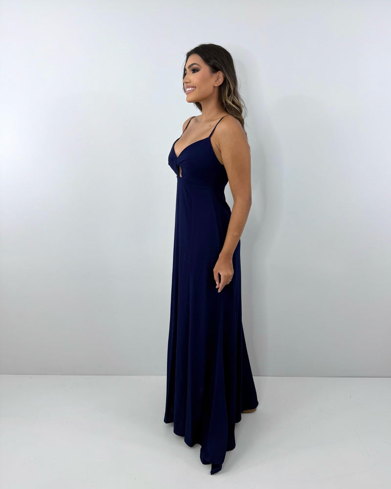 Vestido Eliana - Azul Marinho
