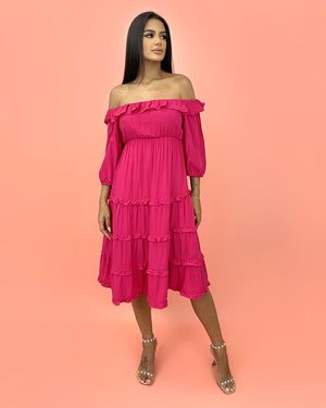 Vestido Angélica - Pink
