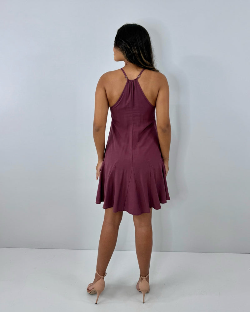 Vestido Regina - Marrom