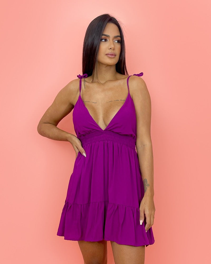 Vestido Valentina - Roxo