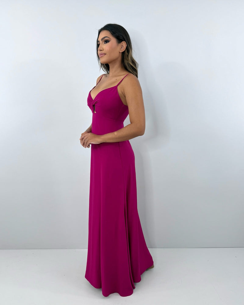 Vestido Eliana - Cereja