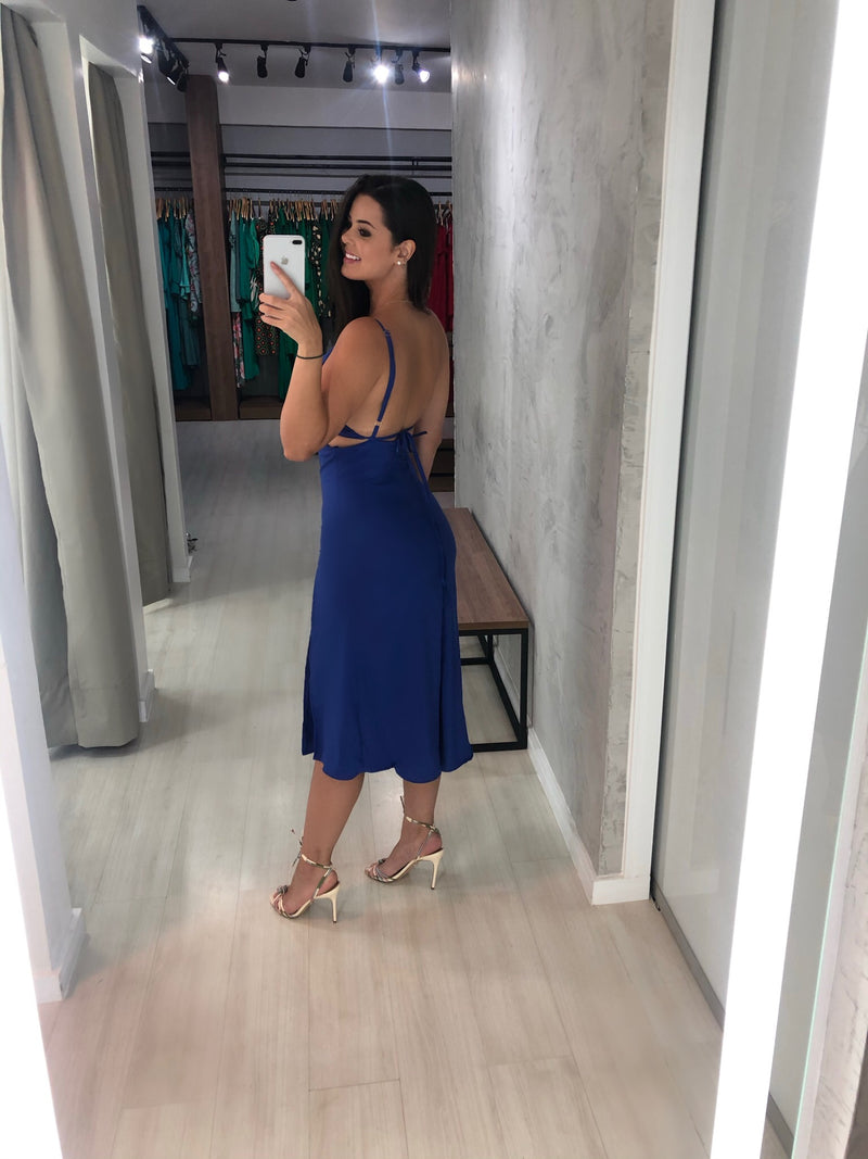 Vestido Lara - Azul Royal