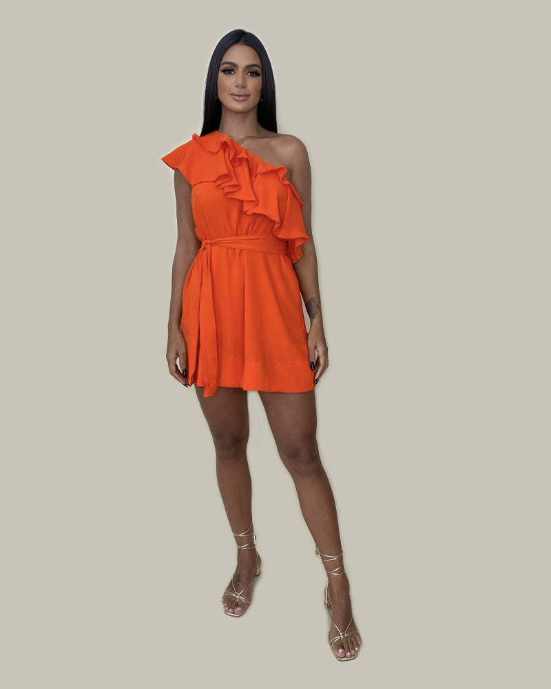 Vestido Lorrane - Laranja