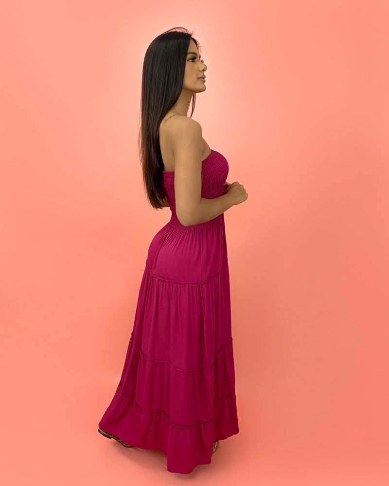 Vestido Gabriela - Cereja
