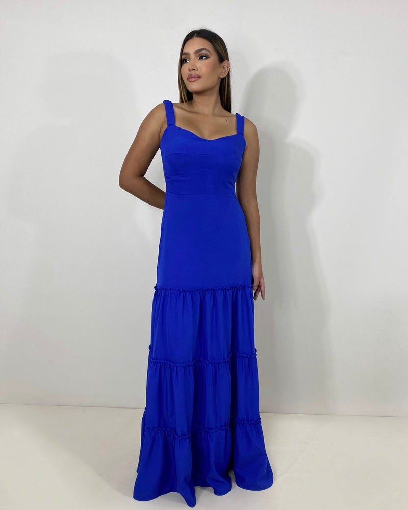 Vestido Vivi - Azul Royal