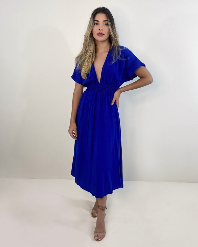 Vestido Marcela - Azul Royal