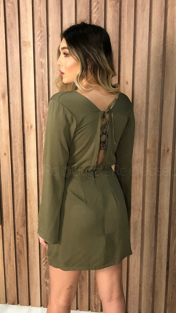 Vestido Luciana - Caqui