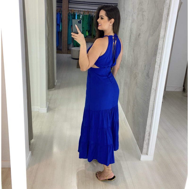 Vestido Estefane - Azul Royal