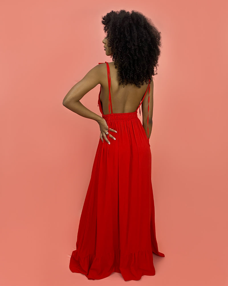 Vestido Valentina Longo - Vermelho