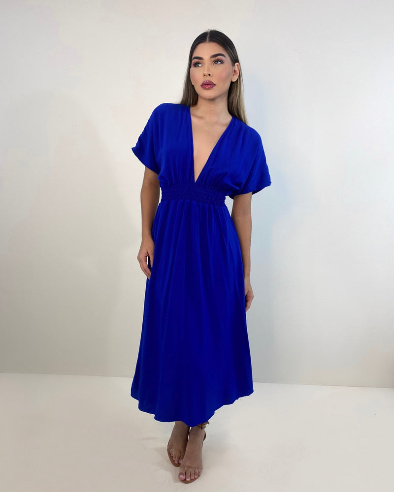 Vestido Marcela - Azul Royal