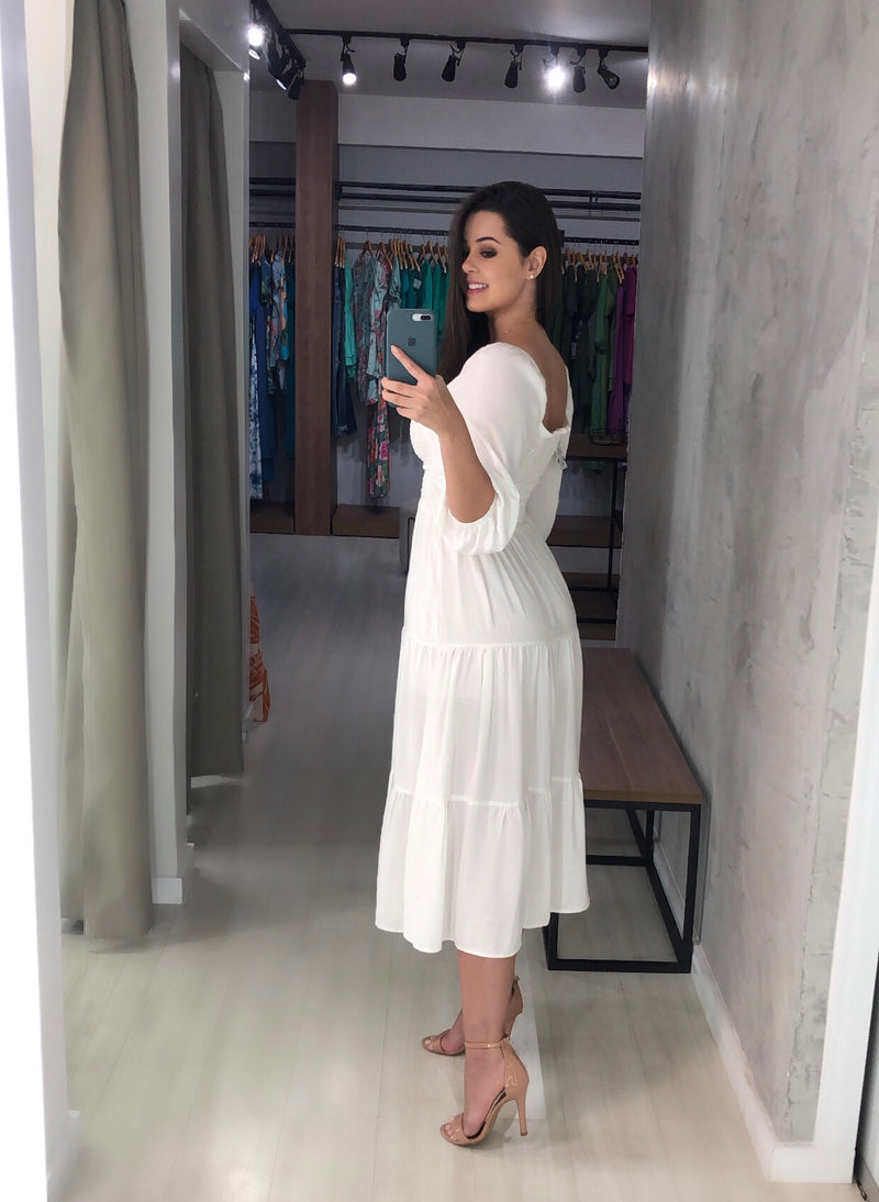 Vestido Juliana - Branco