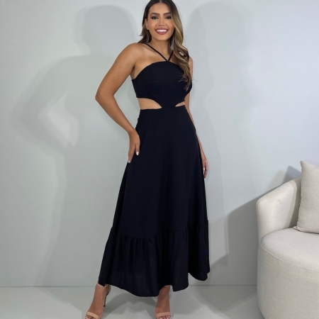 Vestido Aurora - Preto