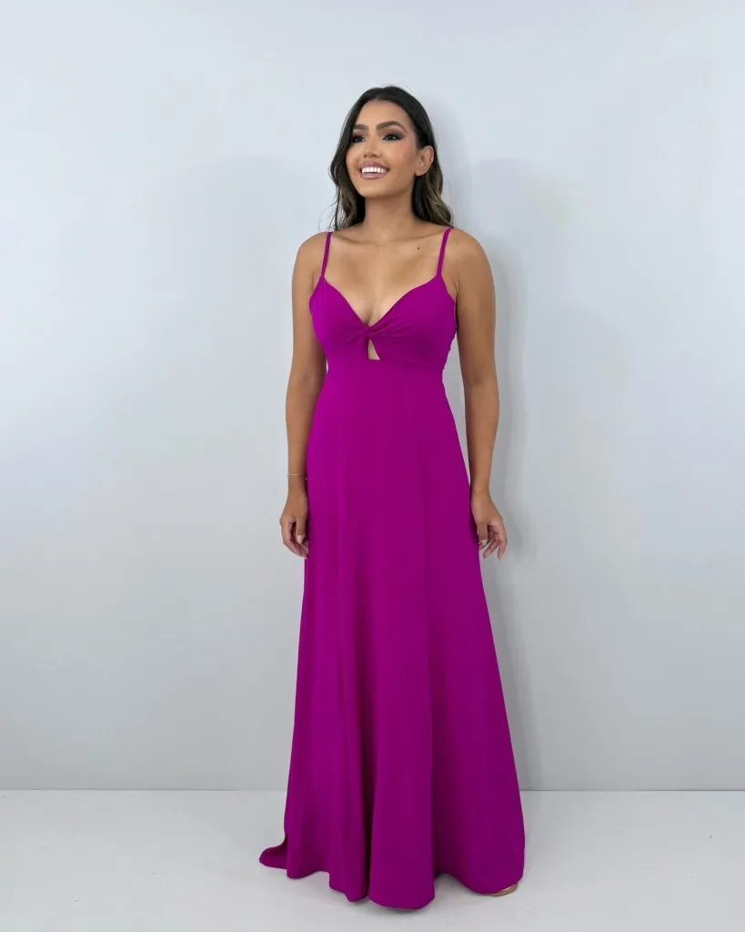 Vestido Eliana - Fúcsia