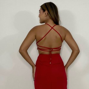 Vestido Thalia Curto - Vermelho - Image 4