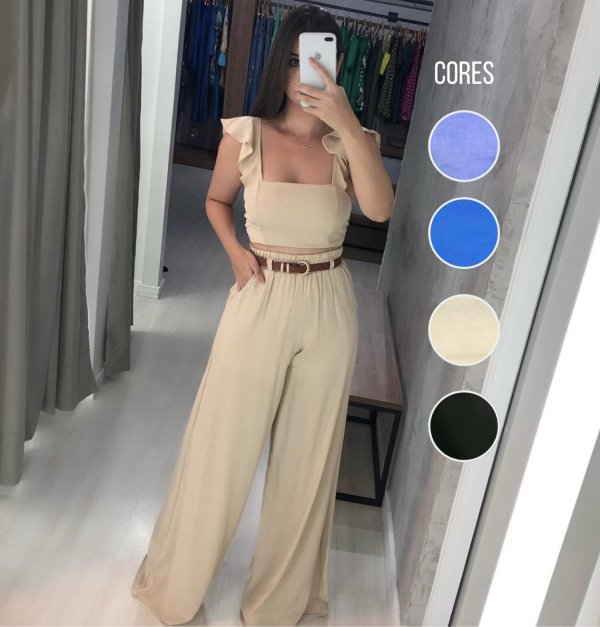 Conjunto Pantalona Samira - Cores