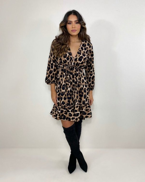Vestido Lavínia - Animal Print - Imagem 2