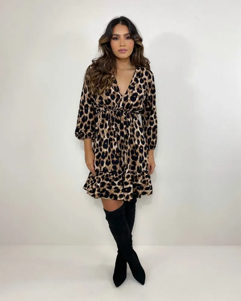 Vestido Lavínia - Animal Print