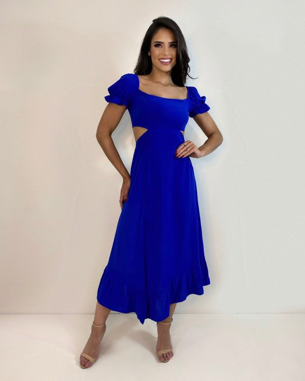 Vestido Jasmin - Azul Royal - Imagem 3