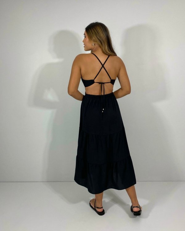 Vestido Chiara - Preto - Imagem 4