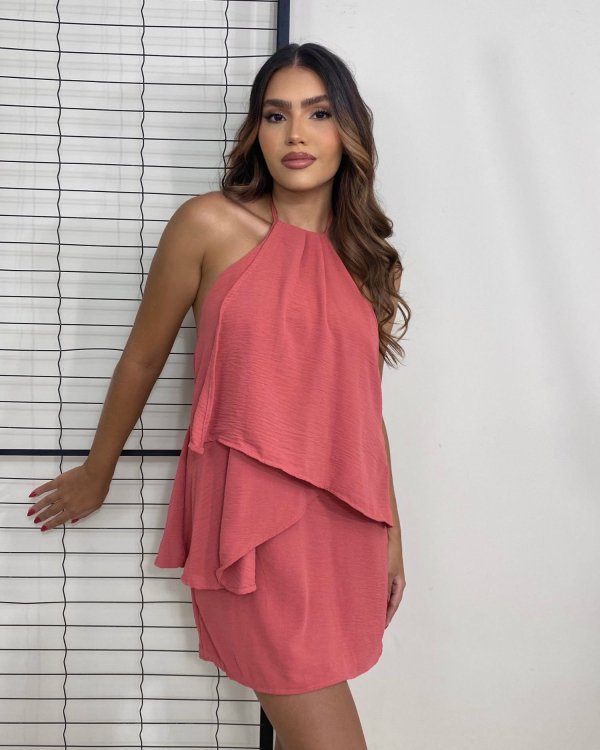 Vestido Tiffany - Rosê