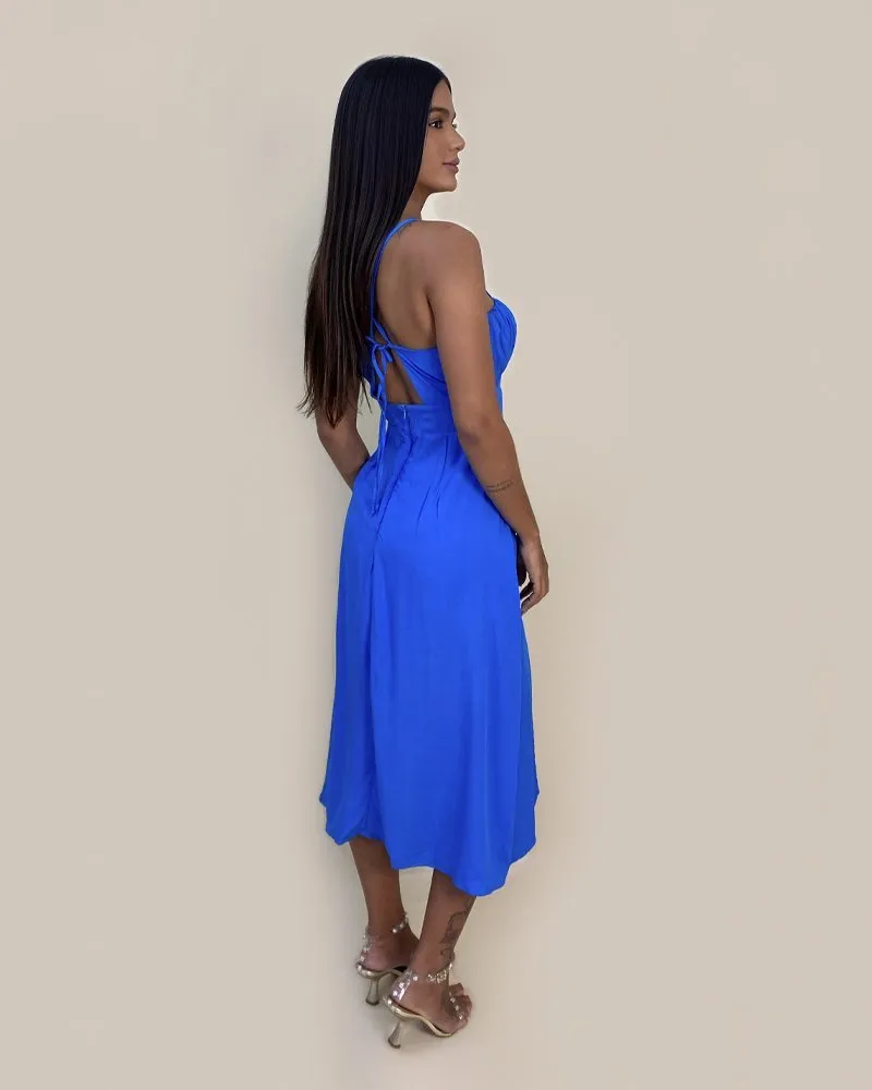 Vestido Ângela - Azul