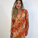 Vestido Marília - Floral Animal Print Amarelo