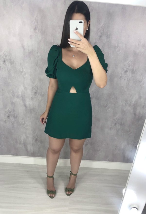 Vestido Diana - Verde Bandeira - Imagem 3