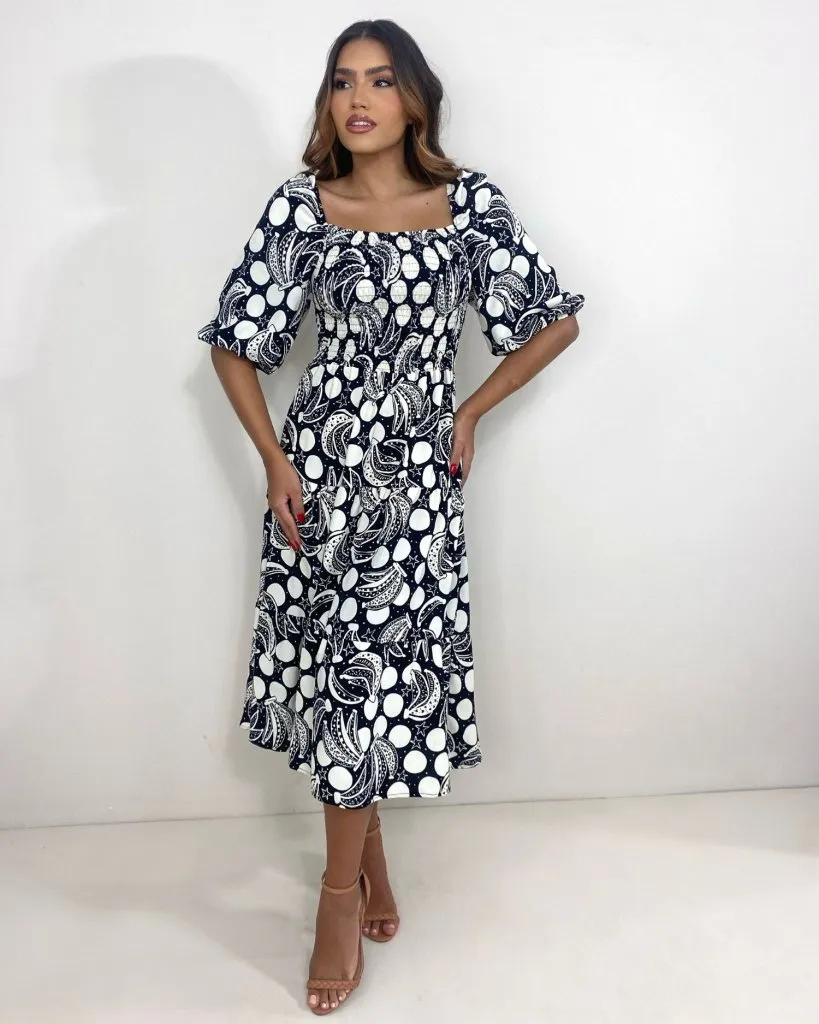 Vestido Juliana - Estampa Banana