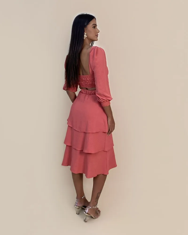 Conjunto Olga em Duna - Rosê